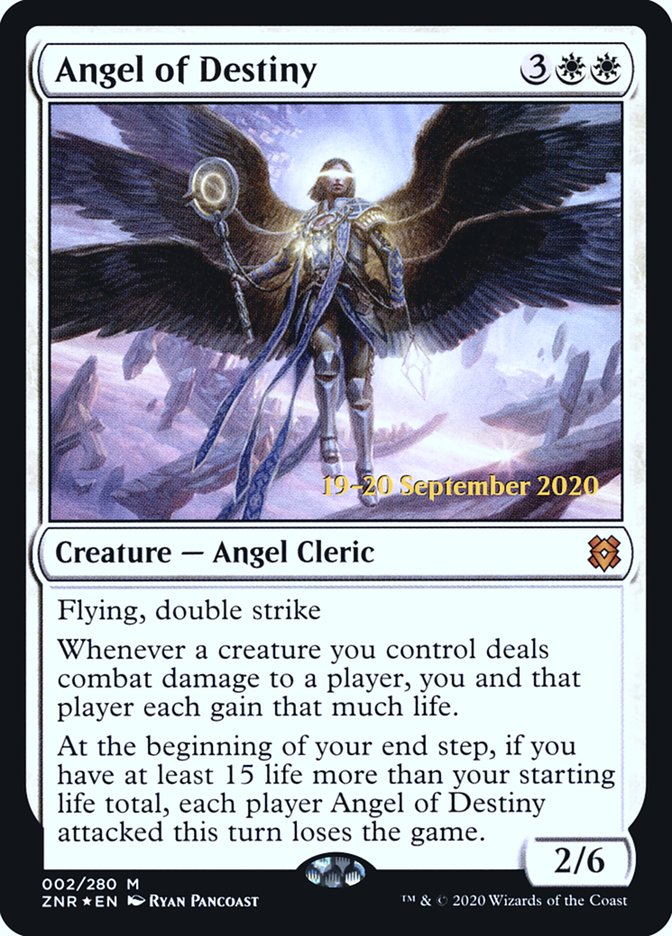 Angel of Destiny  [Zendikar Rising Prerelease Promos] | Lots Moore NSW