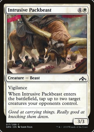Intrusive Packbeast [Guilds of Ravnica] | Lots Moore NSW