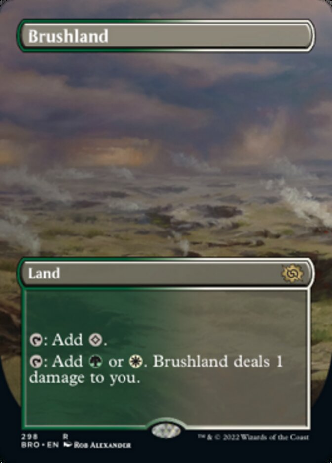 Brushland (Borderless Alternate Art) [The Brothers' War] | Lots Moore NSW