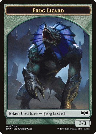 Frog Lizard Token [Ravnica Allegiance Tokens] | Lots Moore NSW
