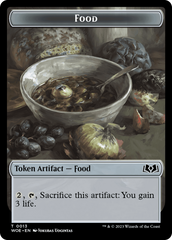 Faerie // Food (0013) Double-Sided Token [Wilds of Eldraine Tokens] | Lots Moore NSW