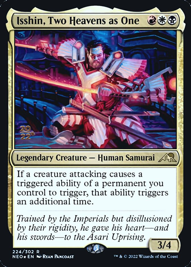 Isshin, Two Heavens as One [Kamigawa: Neon Dynasty Prerelease Promos] | Lots Moore NSW