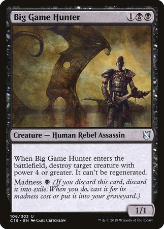 Big Game Hunter [Commander 2019] | Lots Moore NSW