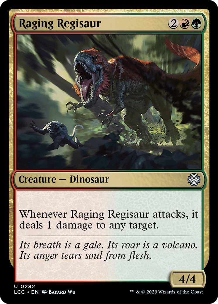 Raging Regisaur [The Lost Caverns of Ixalan Commander] | Lots Moore NSW