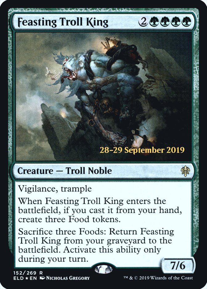 Feasting Troll King  [Throne of Eldraine Prerelease Promos] | Lots Moore NSW