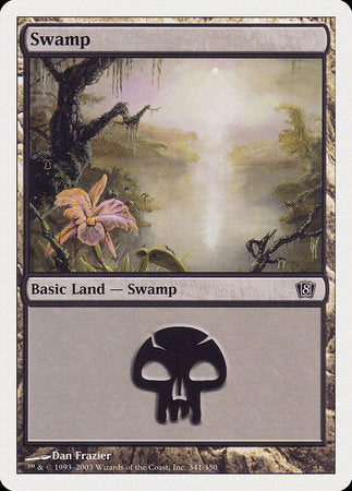 Swamp (341) [Eighth Edition] | Lots Moore NSW