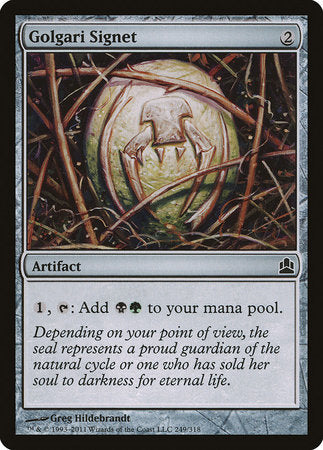 Golgari Signet [Commander 2011] | Lots Moore NSW