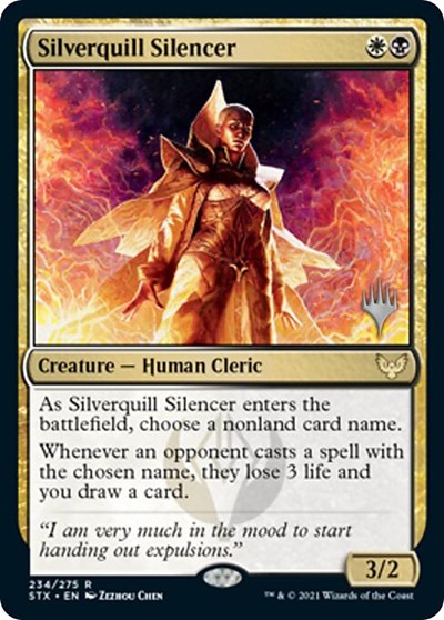 Silverquill Silencer (Promo Pack) [Strixhaven: School of Mages Promos] | Lots Moore NSW