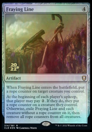 Fraying Line [Commander Legends: Battle for Baldur's Gate Prerelease Promos] | Lots Moore NSW