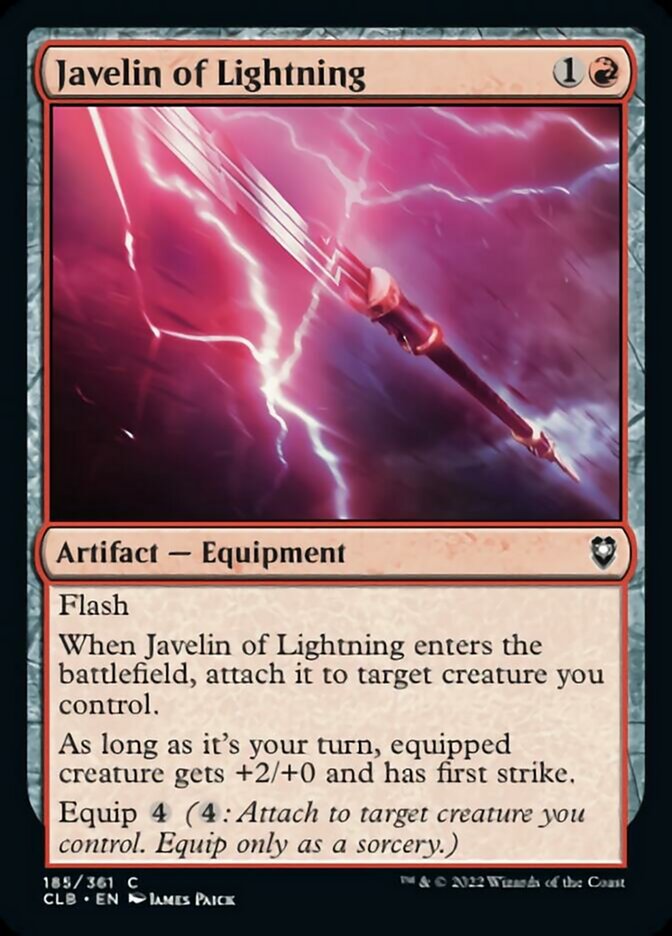 Javelin of Lightning [Commander Legends: Battle for Baldur's Gate] | Lots Moore NSW