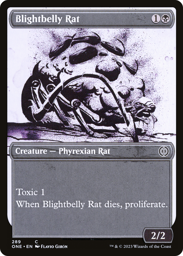 Blightbelly Rat (Showcase Ichor) [Phyrexia: All Will Be One] | Lots Moore NSW