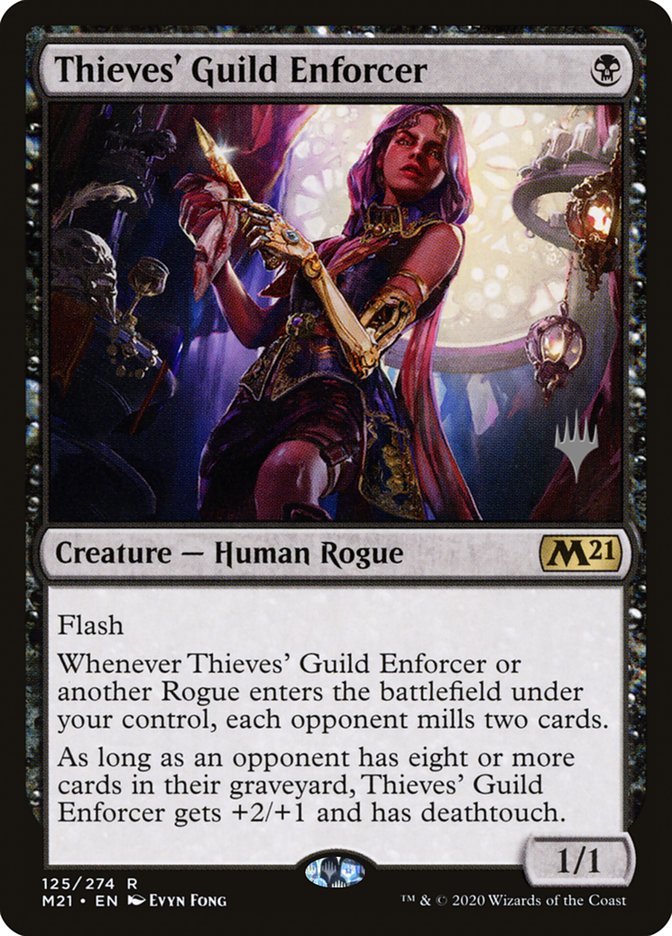 Thieves' Guild Enforcer (Promo Pack) [Core Set 2021 Promos] | Lots Moore NSW