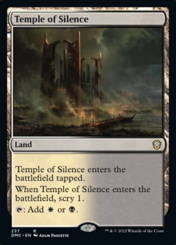 Temple of Silence [Dominaria United Commander] | Lots Moore NSW