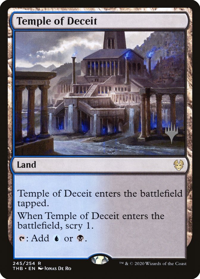 Temple of Deceit (Promo Pack) [Theros Beyond Death Promos] | Lots Moore NSW