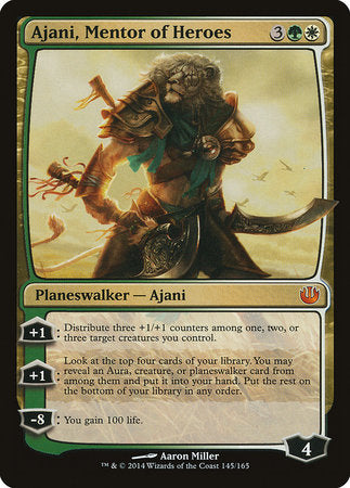 Ajani, Mentor of Heroes [Journey into Nyx] | Lots Moore NSW