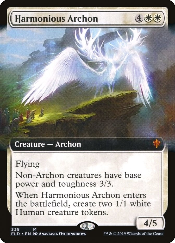 Harmonious Archon (Extended Art) [Throne of Eldraine] | Lots Moore NSW