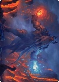 Aegar, the Freezing Flame Art Card [Kaldheim: Art Series] | Lots Moore NSW