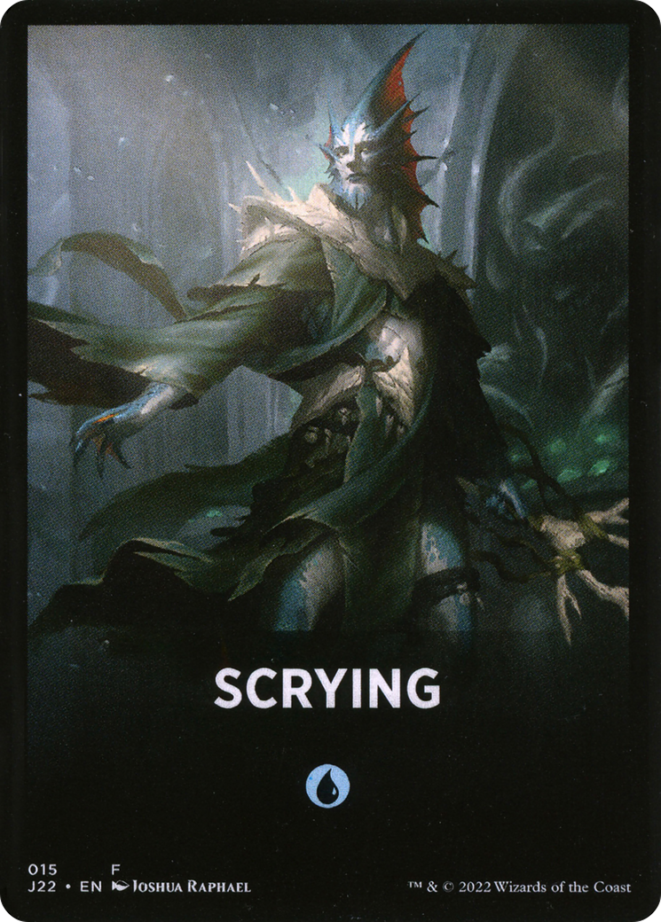 Scrying Theme Card [Jumpstart 2022 Front Cards] | Lots Moore NSW