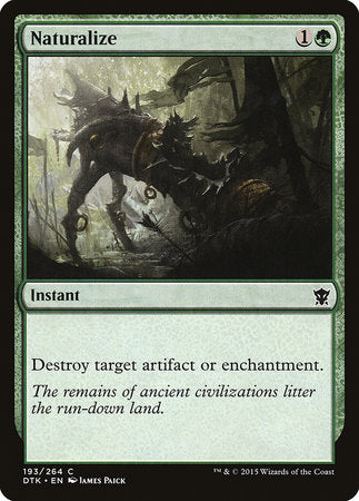 Naturalize [Dragons of Tarkir] | Lots Moore NSW