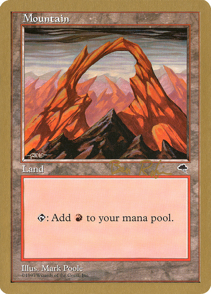 Mountain (br345) (Ben Rubin) [World Championship Decks 1998] | Lots Moore NSW