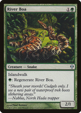 River Boa [Zendikar] | Lots Moore NSW