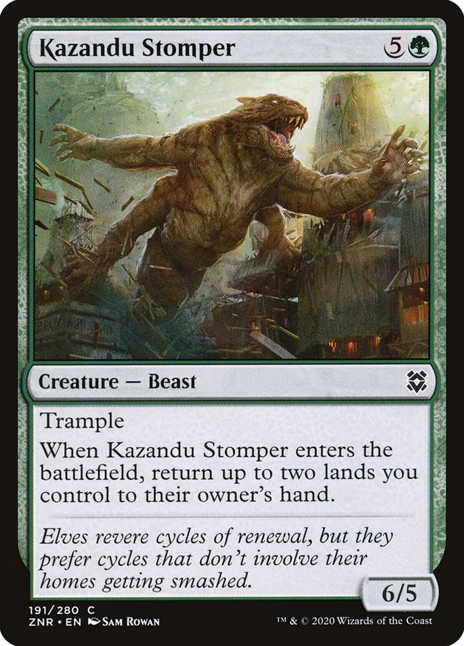 Kazandu Stomper [Zendikar Rising] | Lots Moore NSW