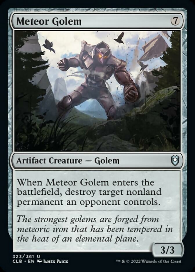 Meteor Golem [Commander Legends: Battle for Baldur's Gate] | Lots Moore NSW