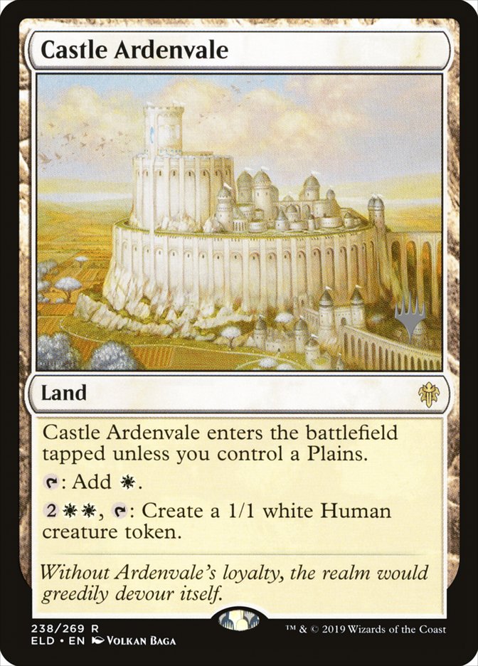 Castle Ardenvale (Promo Pack) [Throne of Eldraine Promos] | Lots Moore NSW