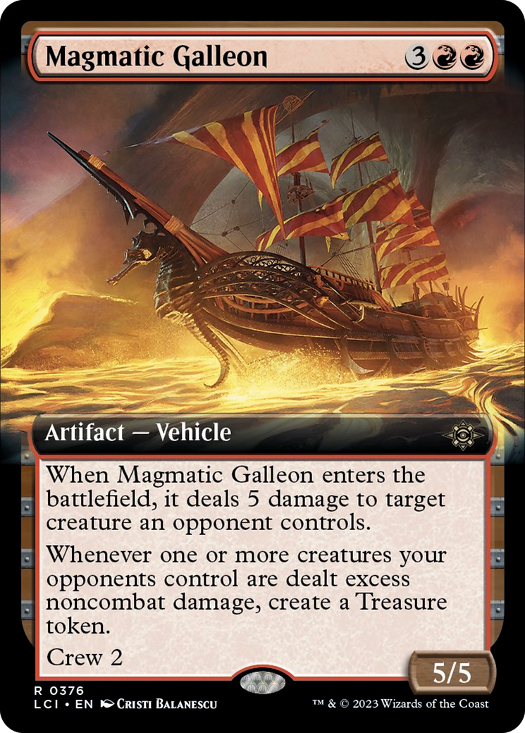 Magmatic Galleon (Extended Art) [The Lost Caverns of Ixalan] | Lots Moore NSW