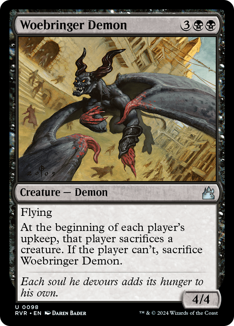 Woebringer Demon [Ravnica Remastered] | Lots Moore NSW