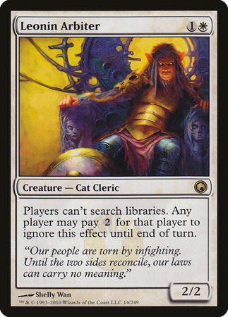 Leonin Arbiter [Scars of Mirrodin] | Lots Moore NSW