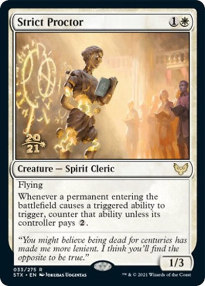 Strict Proctor [Strixhaven: School of Mages Prerelease Promos] | Lots Moore NSW