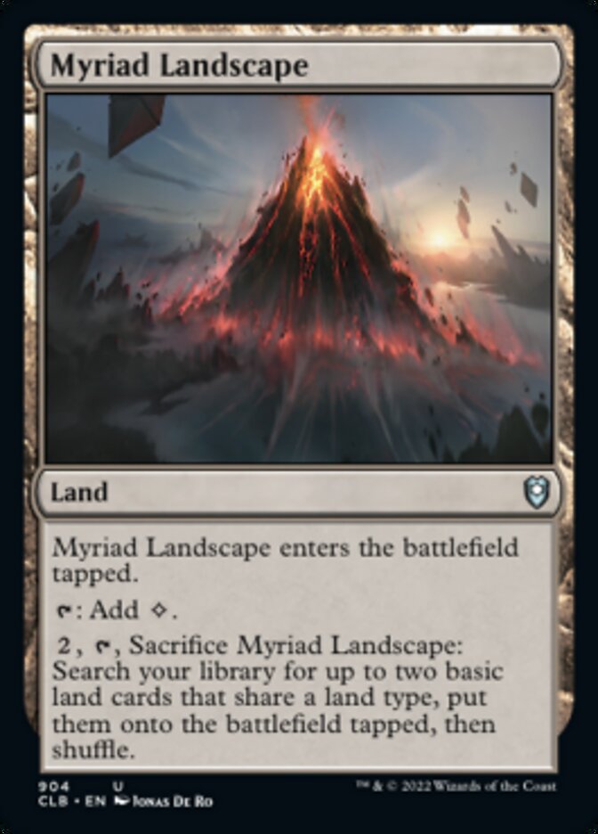 Myriad Landscape [Commander Legends: Battle for Baldur's Gate] | Lots Moore NSW