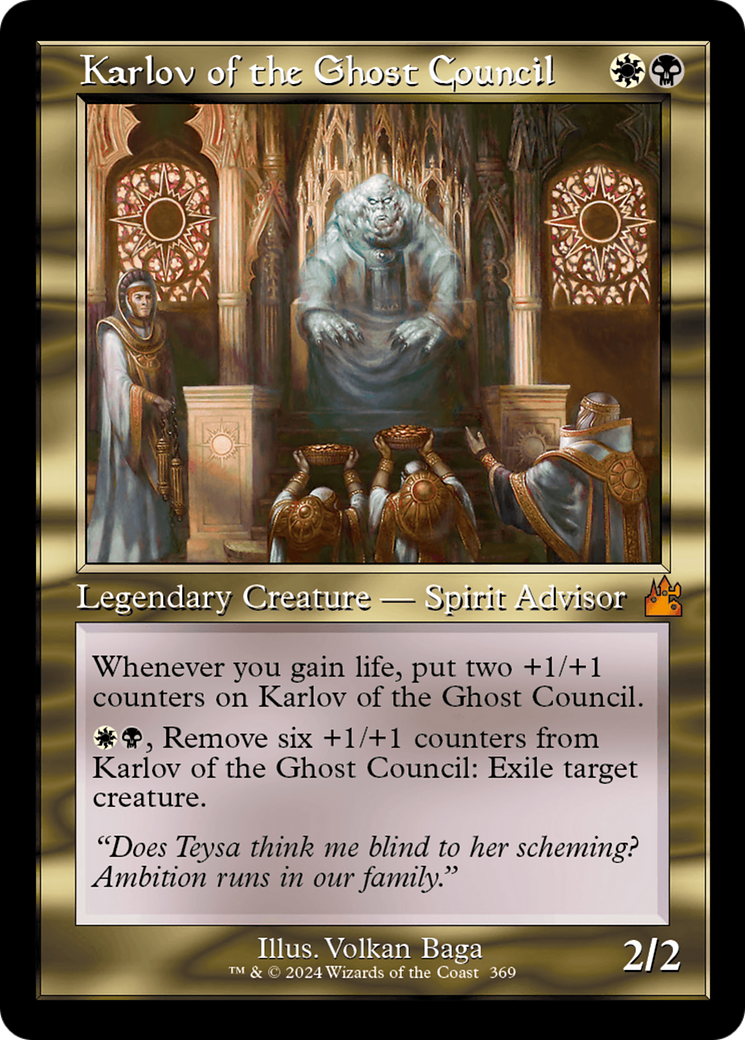 Karlov of the Ghost Council (Retro Frame) [Ravnica Remastered] | Lots Moore NSW