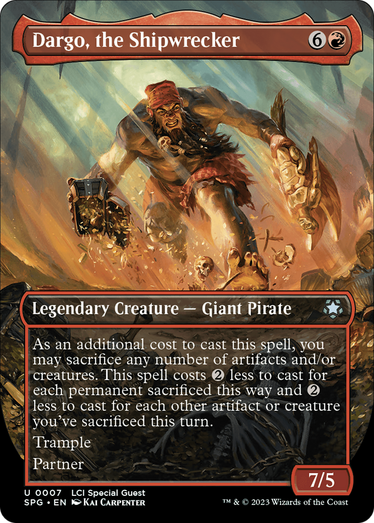 Dargo, the Shipwrecker (Borderless) [The Lost Caverns of Ixalan Special Guests] | Lots Moore NSW