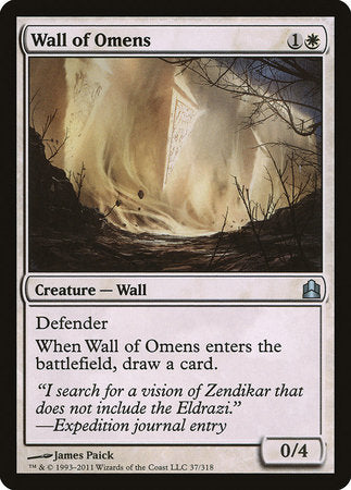 Wall of Omens [Commander 2011] | Lots Moore NSW