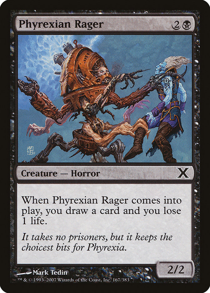 Phyrexian Rager [Tenth Edition] | Lots Moore NSW