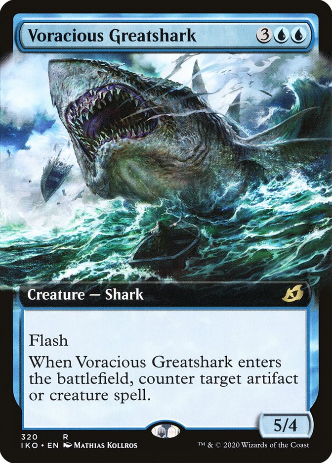 Voracious Greatshark (Extended Art) [Ikoria: Lair of Behemoths] | Lots Moore NSW