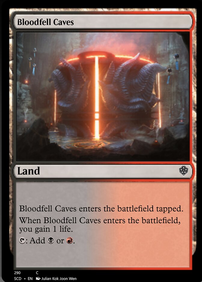 Bloodfell Caves [Starter Commander Decks] | Lots Moore NSW