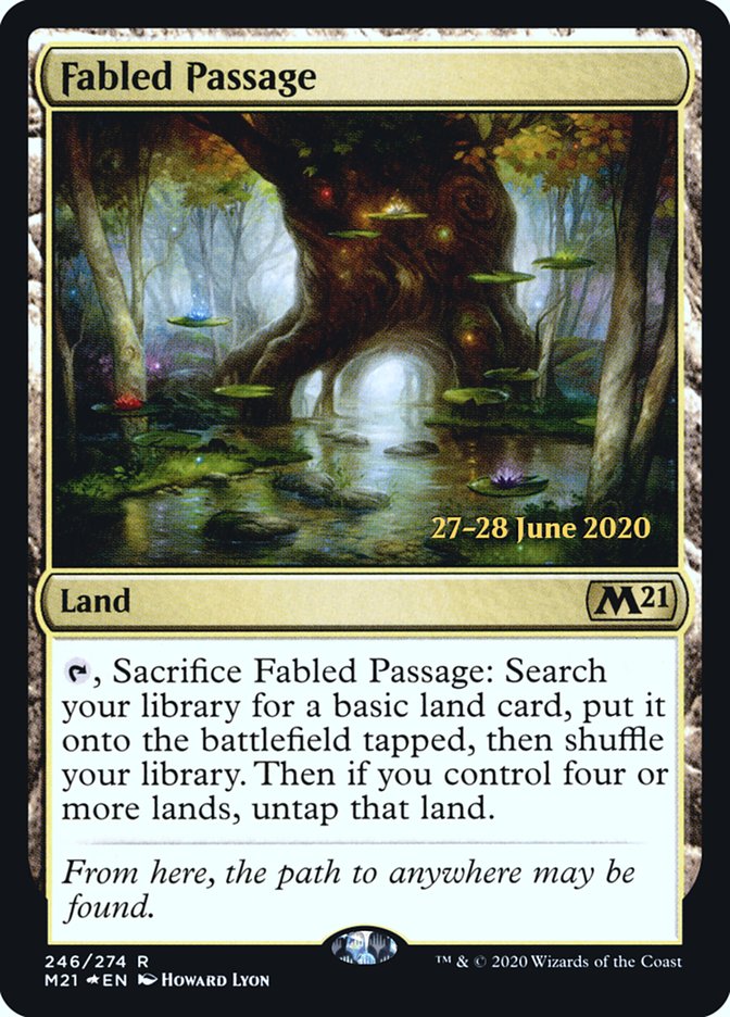 Fabled Passage  [Core Set 2021 Prerelease Promos] | Lots Moore NSW