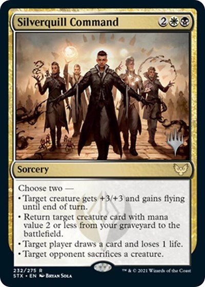 Silverquill Command (Promo Pack) [Strixhaven: School of Mages Promos] | Lots Moore NSW