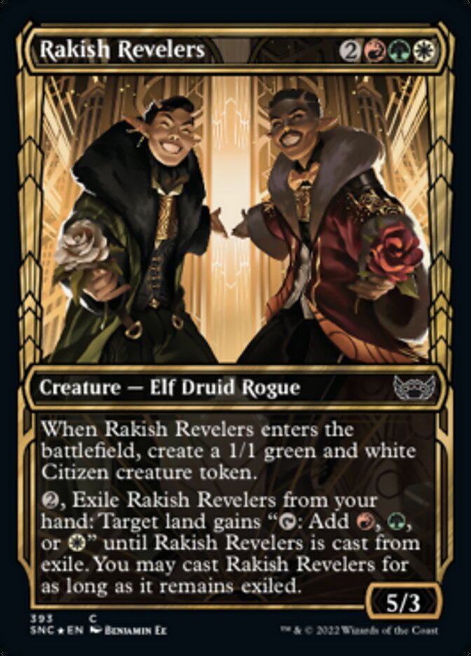 Rakish Revelers (Showcase Golden Age Gilded Foil) [Streets of New Capenna] | Lots Moore NSW