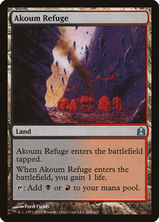 Akoum Refuge [Commander 2011] | Lots Moore NSW