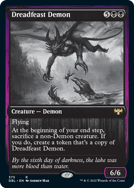 Dreadfeast Demon [Innistrad: Double Feature] | Lots Moore NSW