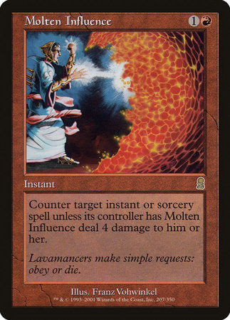 Molten Influence [Odyssey] | Lots Moore NSW