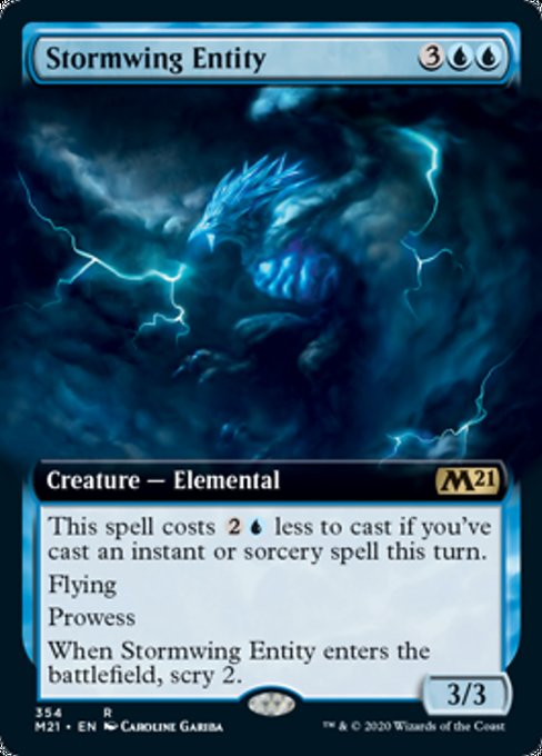 Stormwing Entity (Extended Art) [Core Set 2021] | Lots Moore NSW