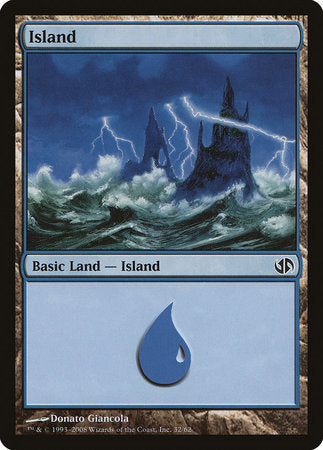 Island (32) [Duel Decks: Jace vs. Chandra] | Lots Moore NSW
