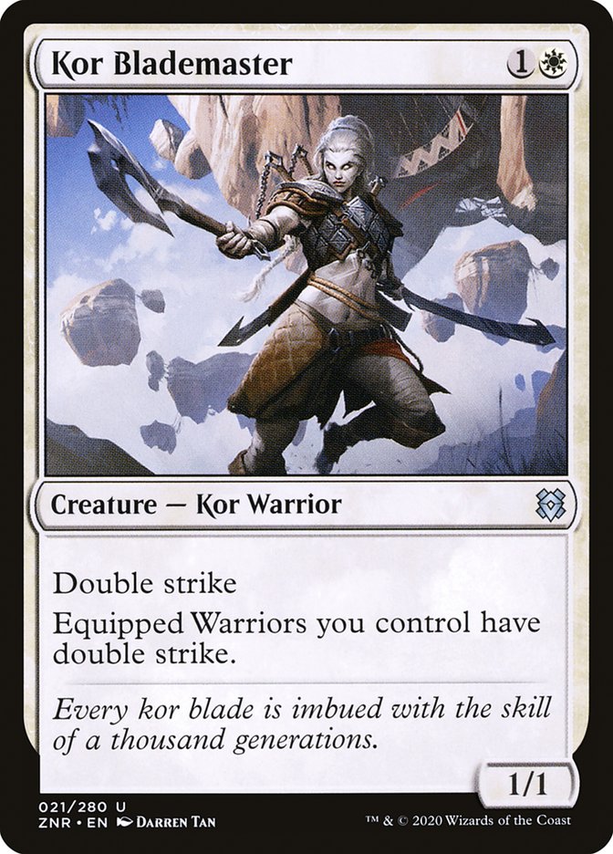 Kor Blademaster [Zendikar Rising] | Lots Moore NSW