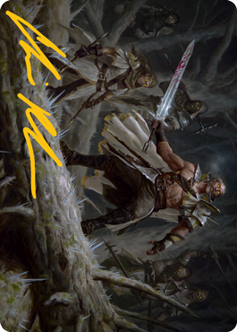 Tovolar, Dire Overlord 1 Art Card (Gold-Stamped Signature) [Innistrad: Midnight Hunt Art Series] | Lots Moore NSW