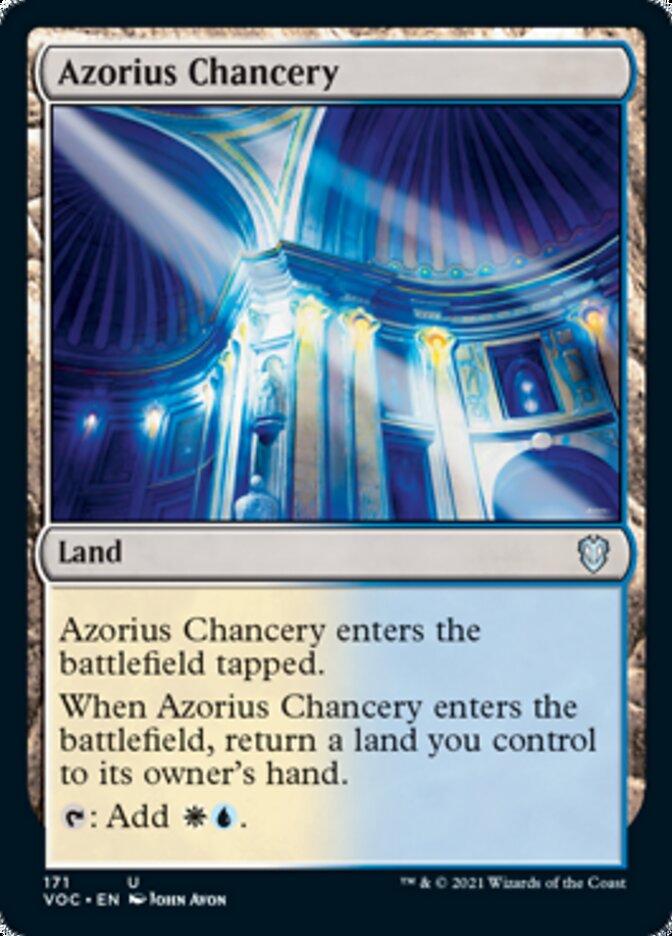 Azorius Chancery [Innistrad: Crimson Vow Commander] | Lots Moore NSW